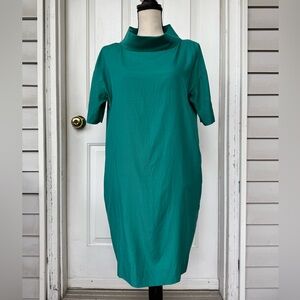 COS Teal Midi Dress